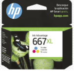 Tinta HP 667XL Tricolor 3YM80AL Original