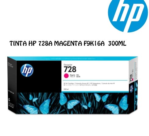 TINTA-HP-728A-MAGENTA-F9K16A TINTA HP 728A MAGENTA F9K16A 300ML - Imagen 1