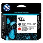 Cabezal HP 744 Matte Black & Chromatic Red F9J88A