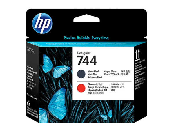 Cabezal HP 744 Matte Black & Chromatic Red F9J88A