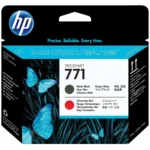 Cabezal HP 771 Matte Black & Chromatic Red CE017A 3.500 Páginas
