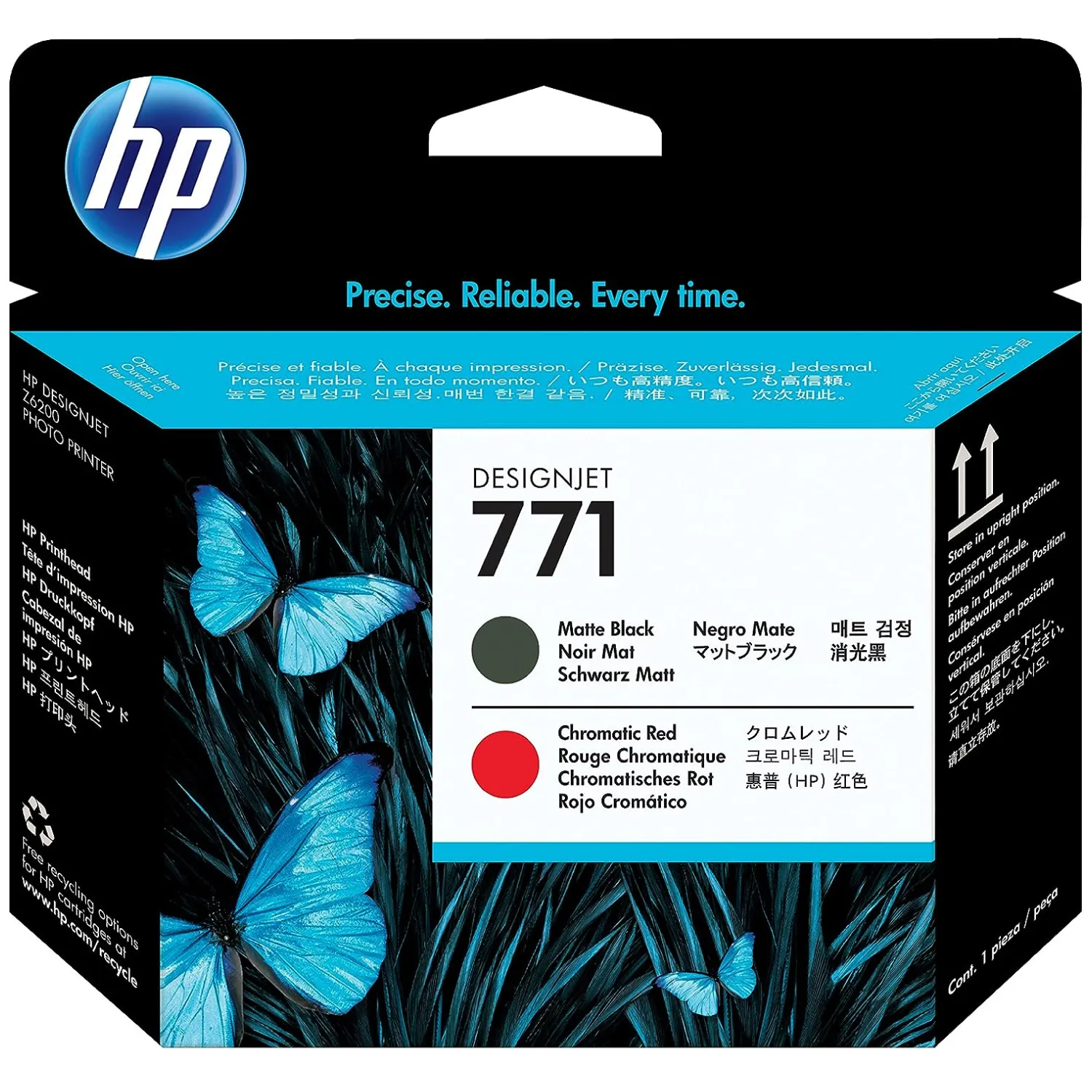 Cabezal-HP-771-Negro-Mate-Rojo-Chromatic-CE017A-3 Cabezal HP 771 Matte Black & Chromatic Red CE017A 3.500 Páginas - Imagen 1