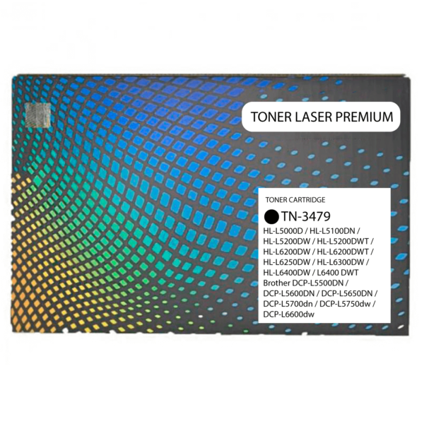 Cartucho de Tóner Brother TN-3479 Negro Compatible