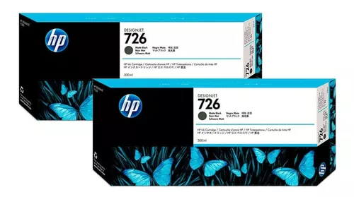 D_NQ_NP_760892-MPE52544916573_112022-O Tinta Hp Ch575a (726) Matte Black 300ml - Imagen 1