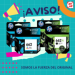 Familia de Cartuchos de Tinta HP 662 y HP 662XL
