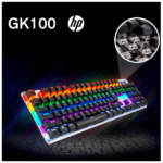 TECLADO MECANICO HP GAMING GK100 RAINBOW BLACK