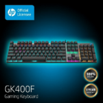 TECLADO MECANICO HP GAMING GK400F BROWN RAINBOW