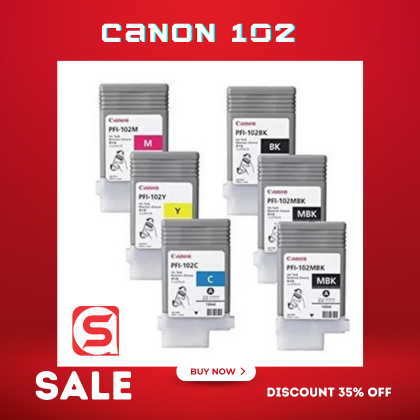 canon102 Tinta fotográfica Canon PFI-102 130ml - Imagen 1