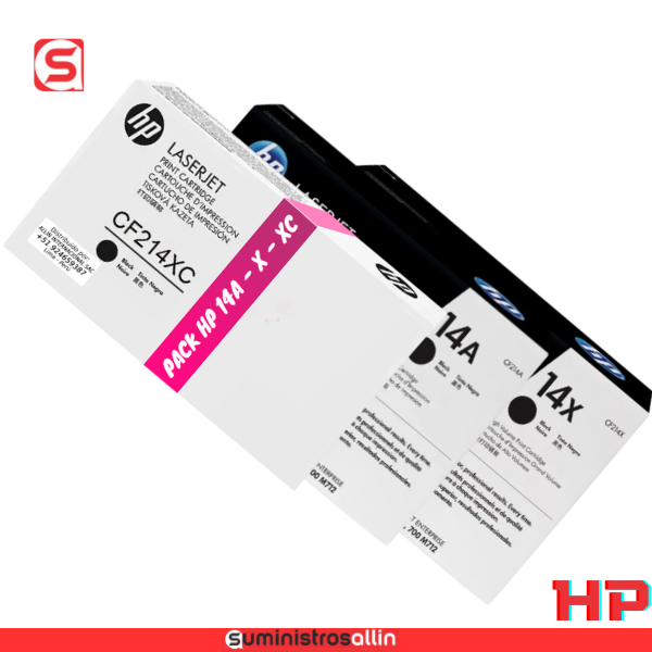 HP 14XC óner CF214XC HP 14XC Negro LaserJet 700 M712, M725 - Imagen 1