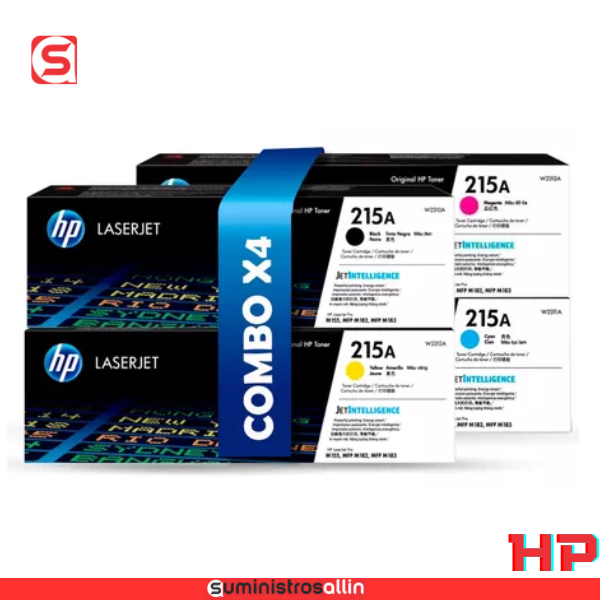 HP 215A PACK Kit Tóner HP 125A LaserJet CM1312, CP1210, CP1510, CP1217, CP1215, CP1518 - Imagen 1