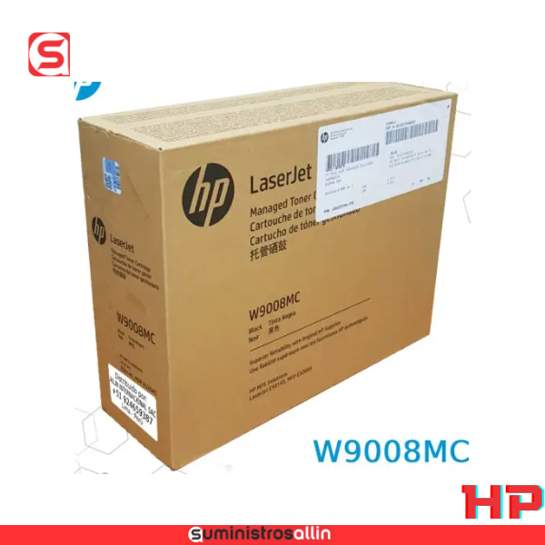 HP 9008MC Cartucho de Tóner HP W9008MC Negro 23,000 Páginas - Imagen 1