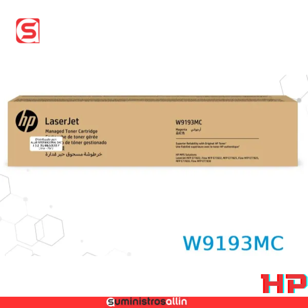 HP W9193MC Cartucho de Tóner HP W9193MC Magenta 28,000 Paginas - Imagen 1