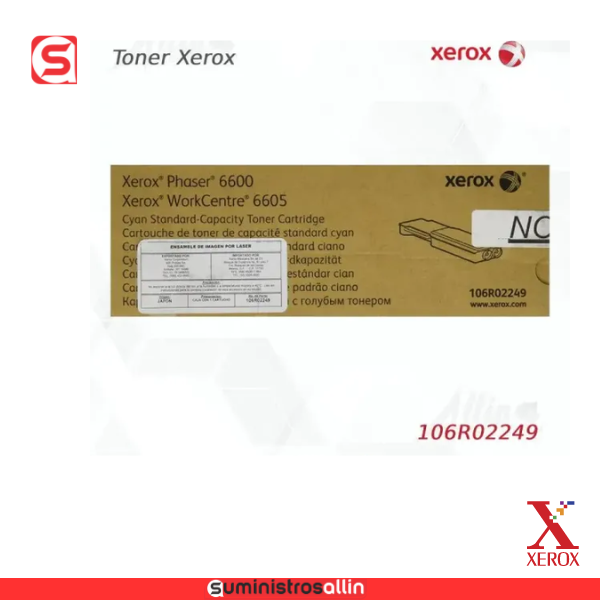XEROX 6600 Tóner 106R02249 Xerox Cian - Imagen 1