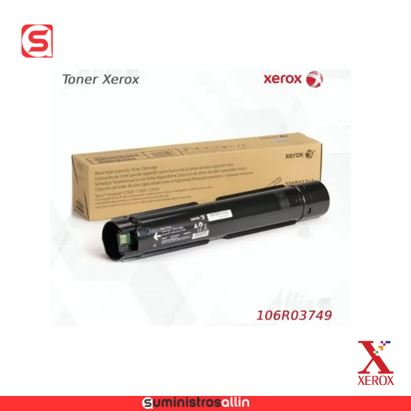 XEROX C7020 N Tóner 106R03749 Xerox Negro - Imagen 1
