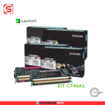Kit de Tóner C746 Lexmark C746H1KG, C746A1CG, C746A1MG, C746A1YG