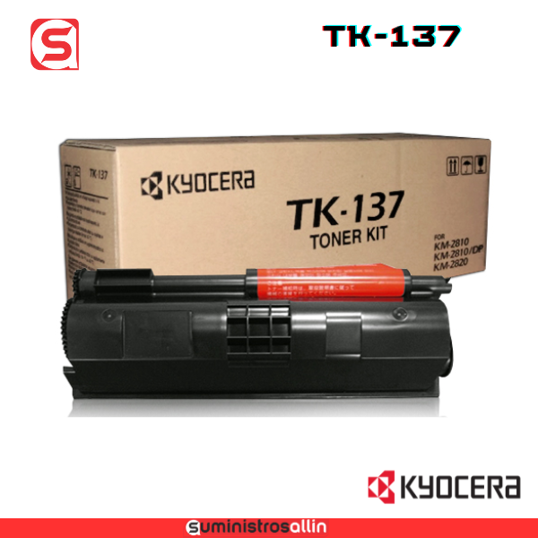 tk 137 Cartucho de Tóner Kyocera TK-137 Negro, 7.2.000 Páginas - Imagen 1