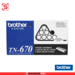 Cartucho de Tóner Brother TN-670 Negro 7.500 Páginas