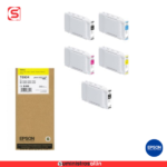 Tinta Epson T693400 Amarillo, cyen, magenta, negra T6934, 350Ml
