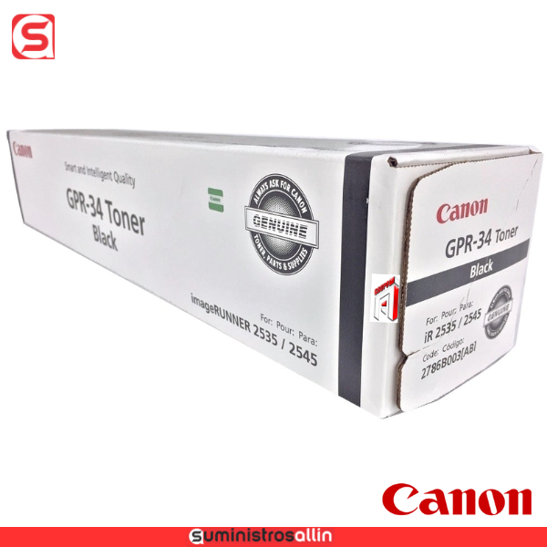 gpr 34 Toner Canon GPR-34 Negro, 48.000 Pag - Imagen 1