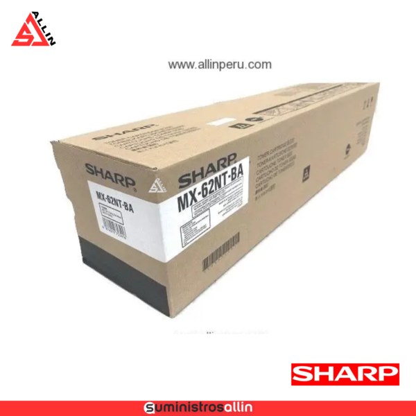 TONER SHARP MX 62NTBA BLACK