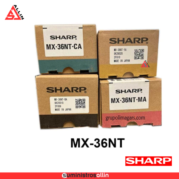 Toner Sharp MX-36NTCA Cyan MX-2615N 3110N Original