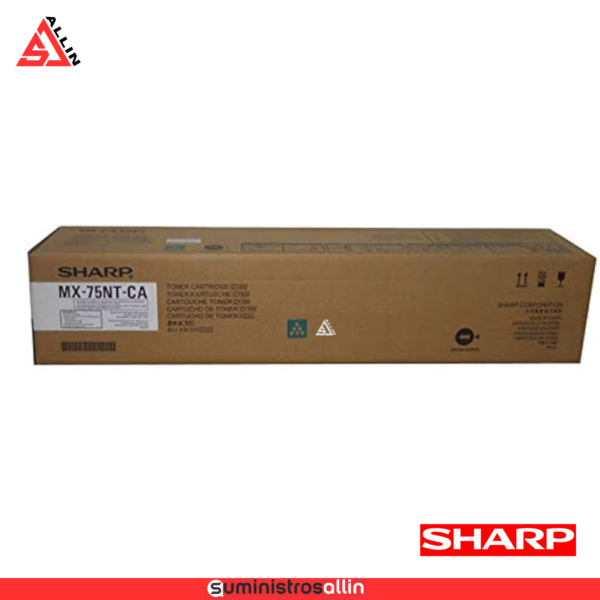 TONER SHARP MX 75NTCA CYAN