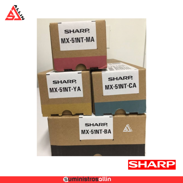 Toner Set mx-51nt, MX-51NTBA, MX-51NTYA, MX-51NTMA, MX-51NTCA, para MX-4110 mx-