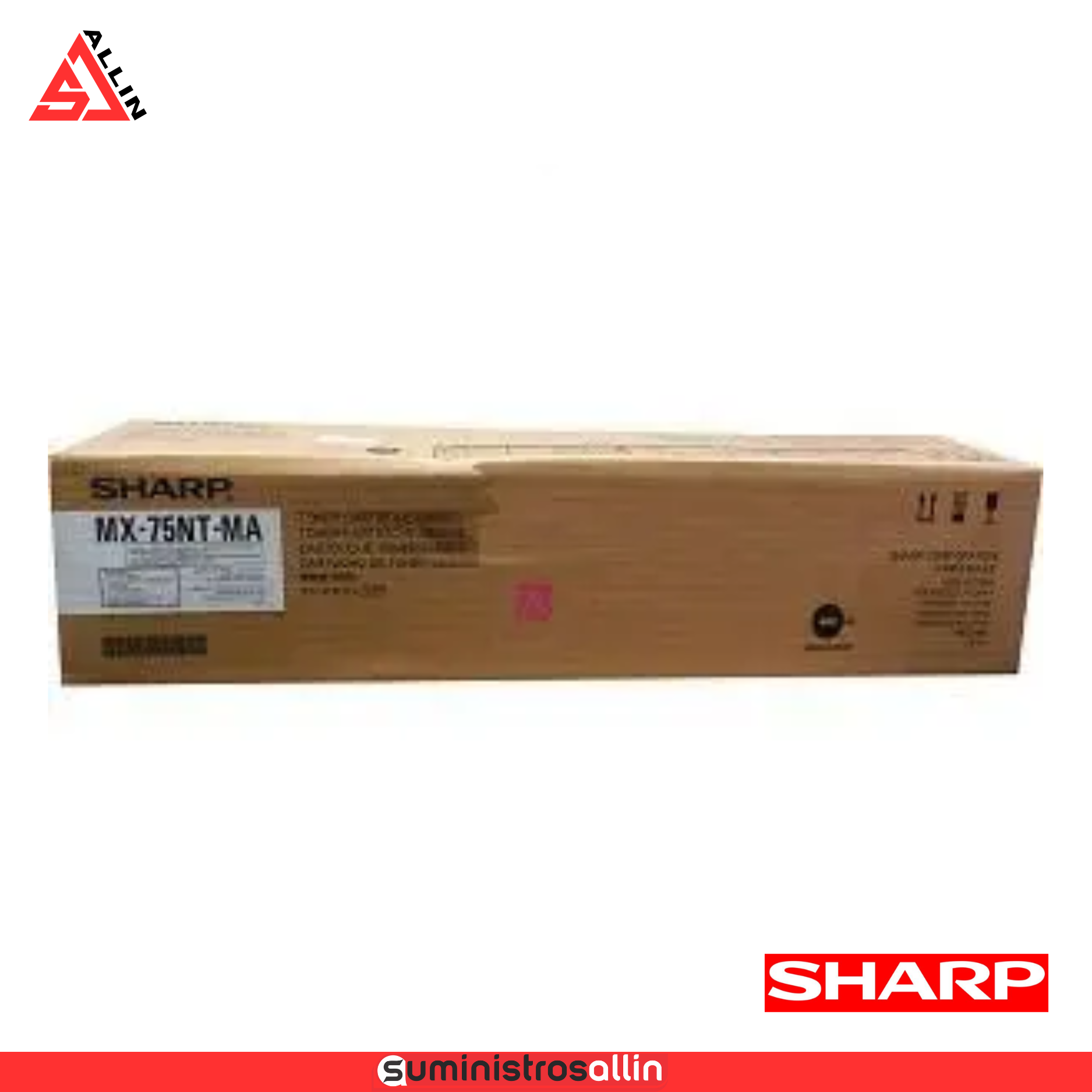 shard 75 TONER SHARP MX 75NTMA MAGENTA - Imagen 1