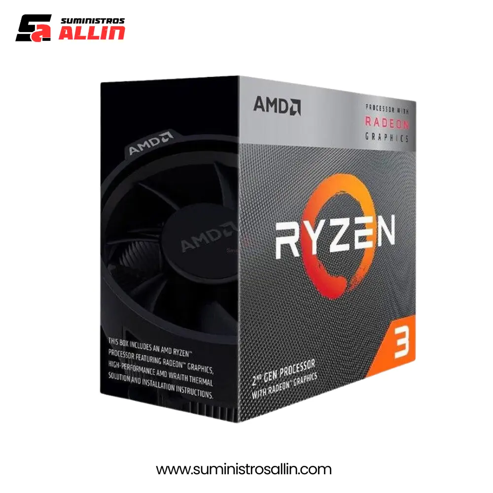 AMD RYZEN 3 3200G 3.6GHZ HASTA 4GHZ 4MB (YD3200C5FHBOX) AM4 4 NUCLEOS