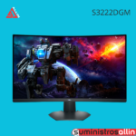 Monitor DELL S3222DGM 31.5" 2560x1440 QHD VA, LED CURVA, HDMI(2), DP, Audio-Out, USB-A(4)