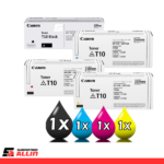 4 Pack Genuine Canon T10 Toner Value Pack 1BK,1C,1M,1Y 4566C001AA-4563C001AA