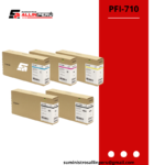 Canon PFI-710 5 Colour Ink Cartridge Value Pack (700ml) for Canon TX-2000, TX-3000, TX-4000