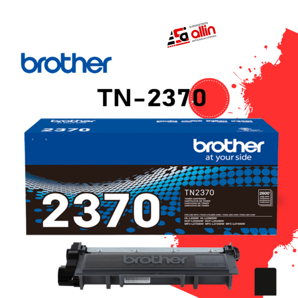 TONER BROTHER (TN-2370) 2600 PAGINAS / BLACK