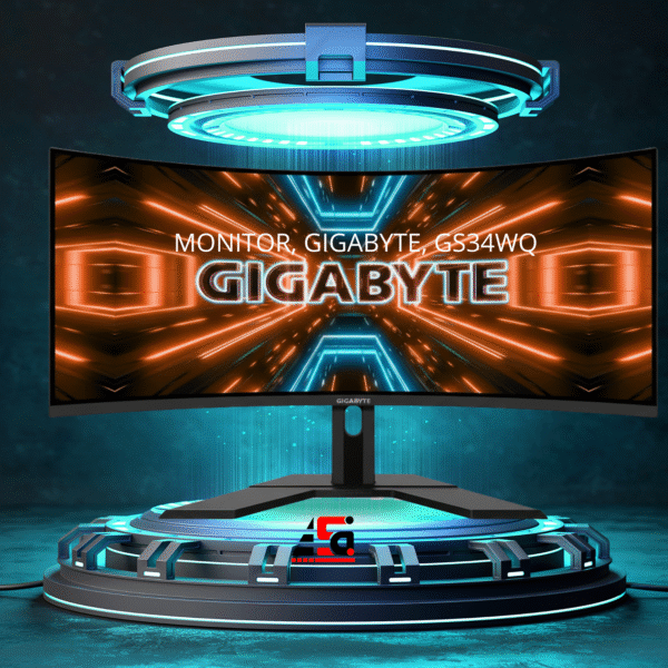 MONITOR, GIGABYTE, GS34WQCA 34P WQHD VA 120HZ 1MS HDMI, DP
