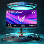 MONITOR, LG ULTRAGEAR 27G411A-B, 27P FHD IPS 144HZ 1MS