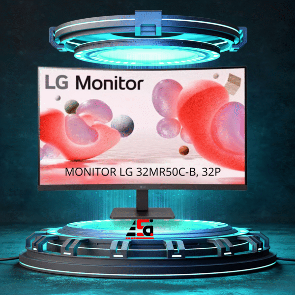 MONITOR LG 32MR50C-B, 32P CURVO VA, FHD, 100HZ, 5MS, FREESYNC