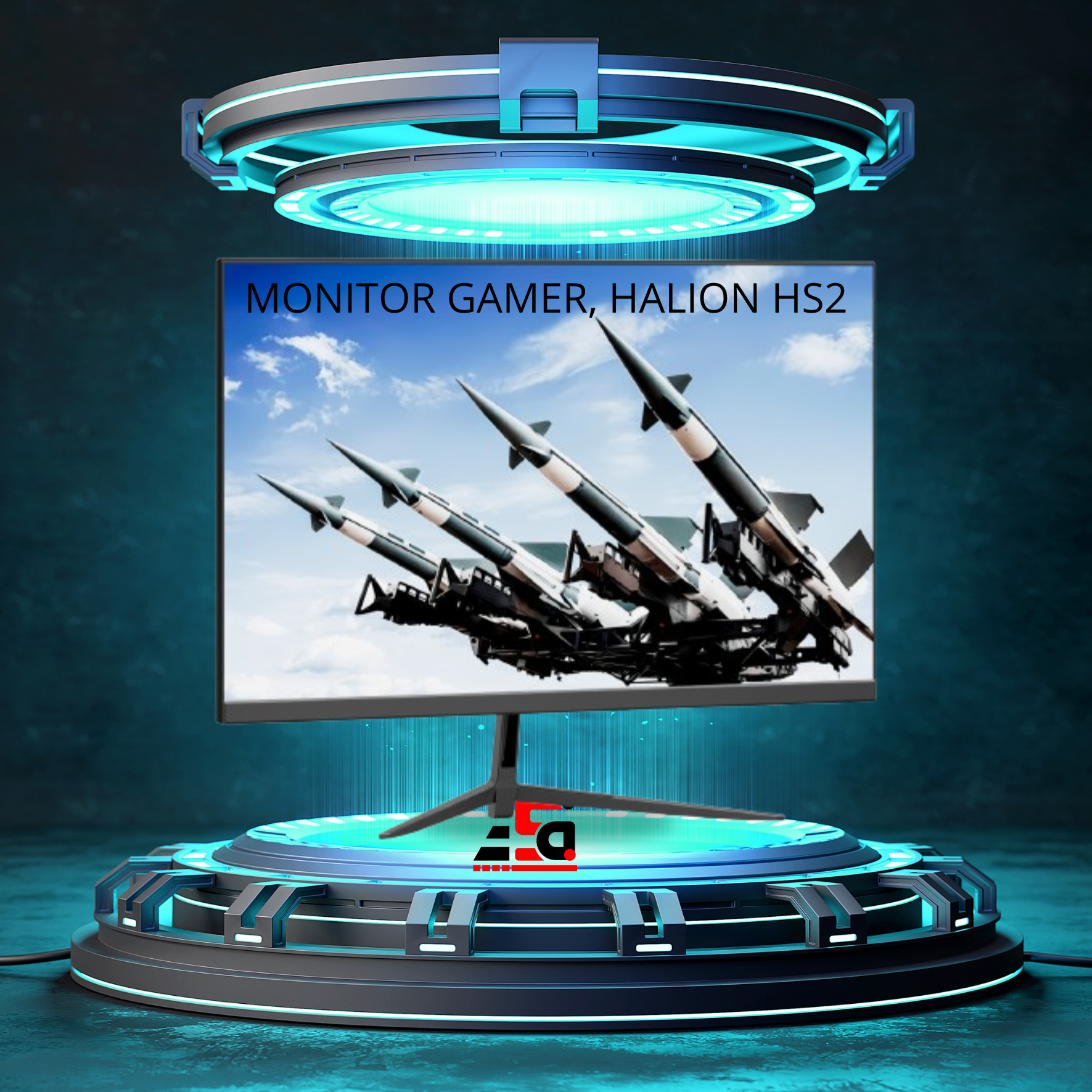 MONITOR 6 MONITOR GAMER, HALION HS2712FF PLANO 27P FHD 120HZ IPS - Imagen 1